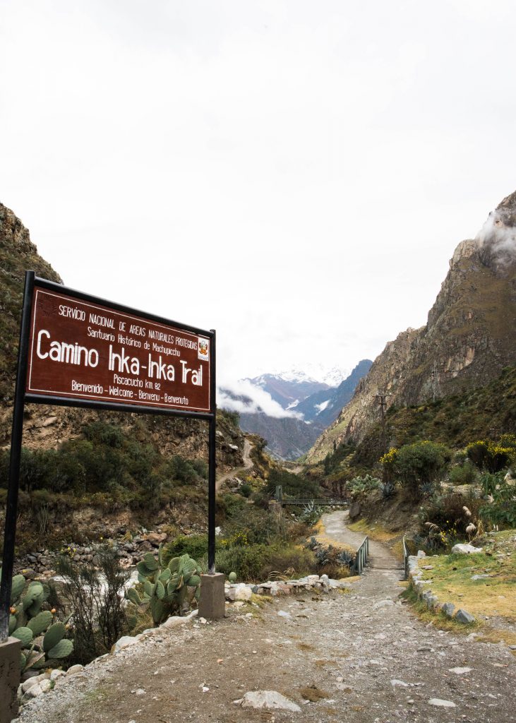 Inca trail entrance