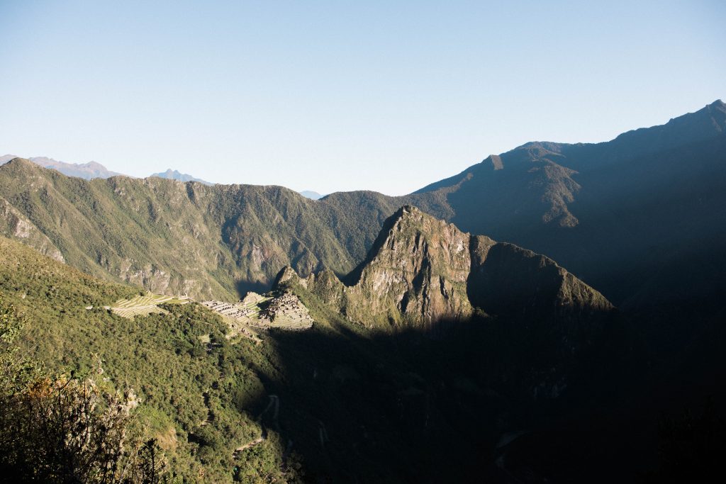 Sunrise over Machu Picchu